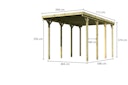Vorschaubild Karibu Caravan Carport - kesseldruckimprägniert