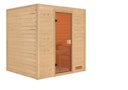 Vorschaubild Karibu Woodfeeling Sauna Adelina - 38 mm Massivholz Aktionssauna