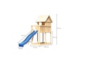 Vorschaubild Akubi Kinderspielturm Frieda mit Rutsche (Set A)