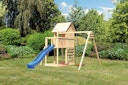 Vorschaubild Akubi Stelzenhaus Frieda mit Wellenrutsche, Doppelschaukelanbau und Kletterwand