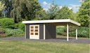 Vorschaubild Karibu Woodfeeling Gartenhaus Northeim 3 inkl. 300 cm Schleppdach/Seiten- und Rückwand