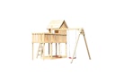 Vorschaubild Akubi Stelzenhaus Frieda mit Doppelschaukelanbau und Anbauplattform