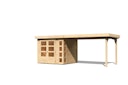 Vorschaubild Karibu Woodfeeling Gartenhaus Kerko 3/4/5/6 mit 280 cm Schleppdach - 19 mm