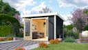 Vorschaubild Karibu Premium Gartenhaus Radeburg 1 - 40 mm (Homeoffice-Gartenhaus)
