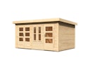 Vorschaubild Karibu Woodfeeling Mittelwand-Gartenhaus Schönbuch 2 - 38 mm
