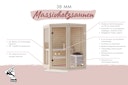 Vorschaubild Karibu Sauna Yuma - Massivholzsauna mit Eckeinstieg 38 mm