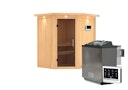 Karibu Sauna Taurin mit Eckeinstieg 68 mm