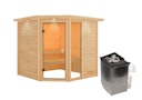 Vorschaubild Karibu Woodfeeling Sauna Tabea - 38 mm Massivholz Aktionssauna