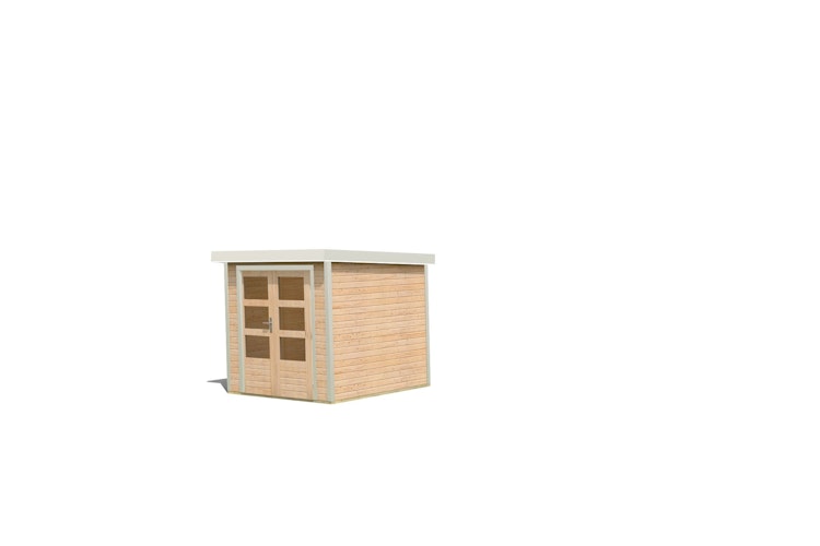 Karibu Metall-Holzgartenhaus Hybridhaus Jupiter A/B/C/D - 19 mm/0,5 mm