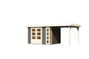 Karibu Woodfeeling Gartenhaus Kerko 3/4/5/6 mit 240 cm Schleppdach - 19 mm
