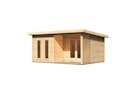 Vorschaubild Karibu Premium Gartenhaus Radeburg 5 - 40 mm (Homeoffice-Gartenhaus)