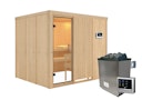 Vorschaubild Karibu Sauna Gobin mit Fronteinstieg 68 mm