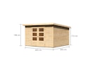 Karibu Woodfeeling Gartenhaus Stockach 2/3/4/5 - 19 mm
