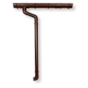 Vorschaubild Kunststoff Dachrinnenset 306A für Pultdach/Flachdach Gartenhäuser
