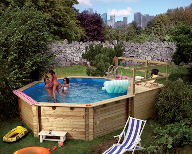 Karibu Pool Modell 2 A/B/C/D - kesseldruckimprägniert
