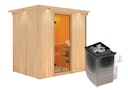 Vorschaubild Karibu Sauna Bodin mit Fronteinstieg 68 mm