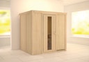 Vorschaubild Karibu Sauna Bodin mit Fronteinstieg 68 mm
