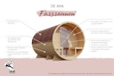 Vorschaubild Karibu Saunahaus Fasssauna Asymmetrisch 1 - 38 mm