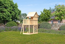 Akubi Stelzenhaus Frieda mit Kletterwand