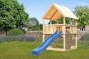 Vorschaubild Akubi Kinderspielturm Luis mit Wellenrutsche und Kletterwand