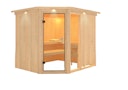 Vorschaubild Karibu Sauna Fiona 3 mit Eckeinstieg 68 mm