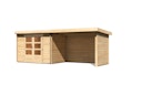 Vorschaubild Karibu Woodfeeling Gartenhaus Bastrup 3 naturbelassen - 28 mm