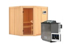 Vorschaubild Karibu Sauna Jarin mit Eckeinstieg 68 mm