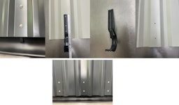 Dachrinnen Montage-Set für Metalldächer (verwendbar in Verbindung mit Dachrinnensets mit Rinneisen)Zubehörbild